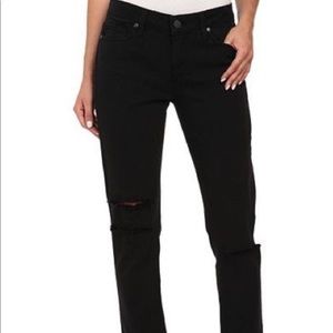 PAIGE The Jimmy Jimmy Skinny in black, size 24
